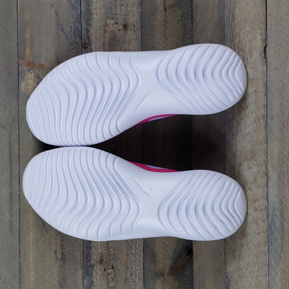 Nike Flex Runner (GS) Youth Girls 7 Women's 9 Slip On Sneakers Fireberry - Picture 5 of 9